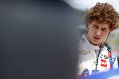 18 Ağustos 2018 - uzun gölet, Pennsylvania, ABD: Brezilya asmak Abc tedarik 500'de uzun gölet, Pennsylvania Pocono Raceway eleme önce dışarı çukur yolu Matheus Leist (4).