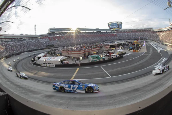 Augusti 2018 Bristol Tennessee Usa Ricky Stenhouse Tävlingar Genom Fältet — Stockfoto