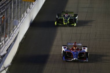 25 Ağustos 2018 - Madison, Illinois, ABD: Brezilya savaşlarından konum-n Bommarito Otomotiv grubu 500 ağ geçidi Motorsports Park Madison, Illinois Matheus Leist (4).
