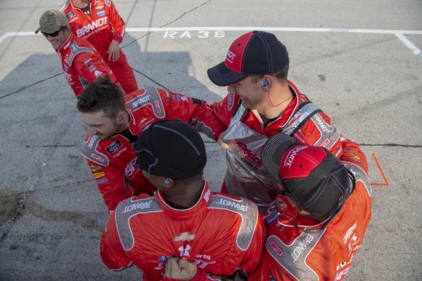 Agosto 2018 Elkhart Lake Estados Unidos Justin Allgaier Gana Edición —  Fotos de Stock