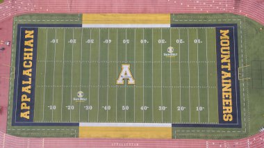 02 Eylül 2018 - Boone, Kuzey Carolina, ABD: Kidd Brewer stadyumudur Boone, Kuzey Carolina'da bulunan 30.000 kişilik çok amaçlı stadyum. 