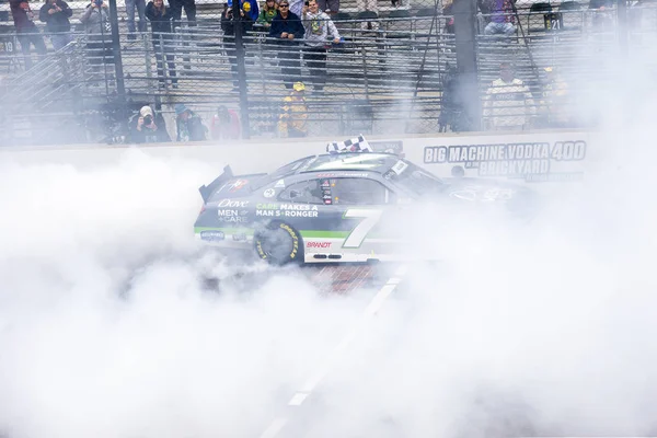 Setembro 2018 Indianapolis Indiana Usa Justin Allgaier Vence Lilly Diabetes — Fotografia de Stock