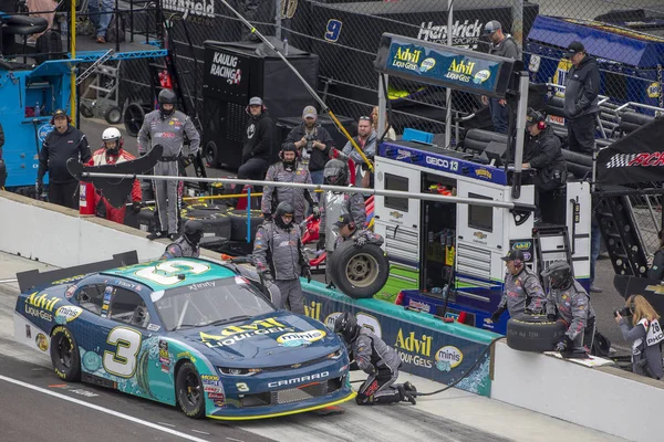 September 2018 Indianapolis Indiana Usa Dillon Gør Pit Stop Lilly - Stock-foto