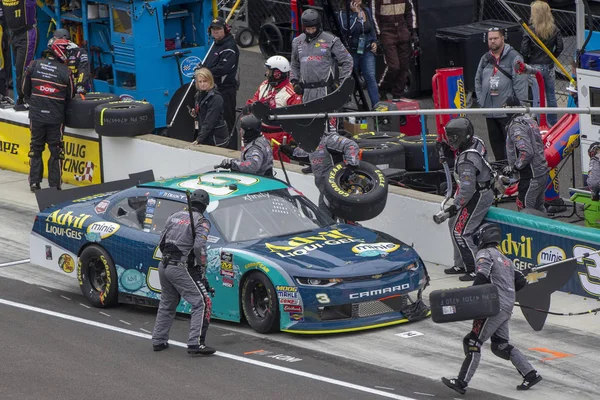 September 2018 Indianapolis Indiana Usa Dillon Macht Einen Boxenstopp Während — Stockfoto