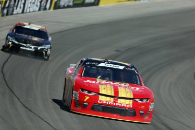 15 Eylül 2018 - Las Vegas, Nevada, ABD: Justin Allgaier (7) yarışları Dc güneş 300 Las Vegas, Nevada Las Vegas Motor Speedway, dört fırsatta aracılığıyla.