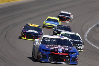 16 Eylül 2018 - Las Vegas, Nevada, ABD: Chris Buescher (37) yarışları Güney noktası 400 Las Vegas, Nevada Las Vegas Motor Speedway, dört fırsatta sahadan aracılığıyla.