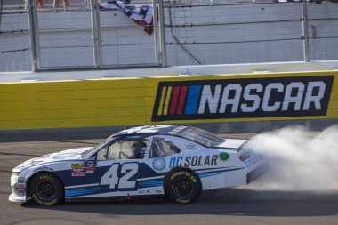 15 Eylül 2018 - Las Vegas, Nevada, ABD: Las Vegas, Nevada Las Vegas Motor Speedway, Ross Chastain (42) WINS Dc güneş 300.