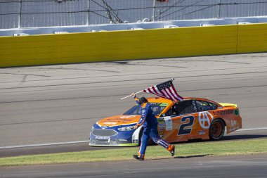16 Eylül 2018 - Las Vegas, Nevada, ABD: Las Vegas, Nevada Las Vegas Motor Speedway, Brad Keselowski (2) WINS Güney noktası 400.