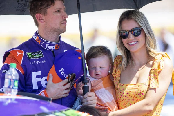 September 2018 Las Vegas Nevada Usa Denny Hamlin Krijgt Klaar — Stockfoto