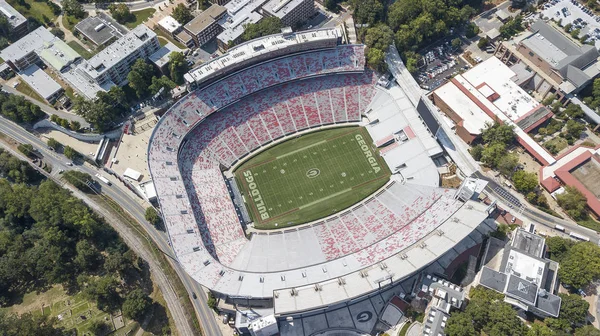 Října 2018 Athens Georgia Usa Letecké Záběry Sanford Stadionu Která — Stock fotografie