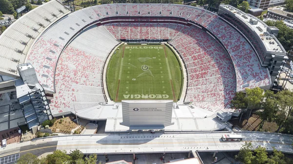 Outubro 2018 Atenas Geórgia Eua Vistas Aéreas Sanford Stadium Que