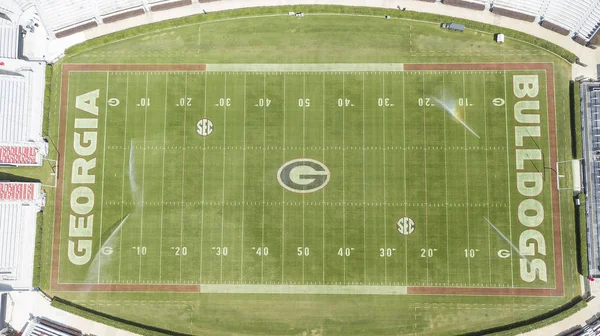 Října 2018 Athens Georgia Usa Letecké Záběry Sanford Stadionu Která — Stock fotografie