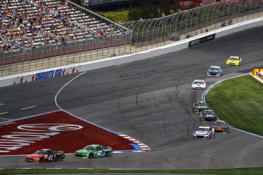 30 Eylül 2018 - Concord, Kuzey Carolina, ABD: Kurt Busch (41) yarışları sırasında Amerika banka Roval 400 Charlotte Motor Speedway Concord, Kuzey Carolina.