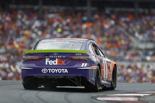 September 2018 Concord North Carolina Usa Denny Hamlin Rast Während — Stockfoto