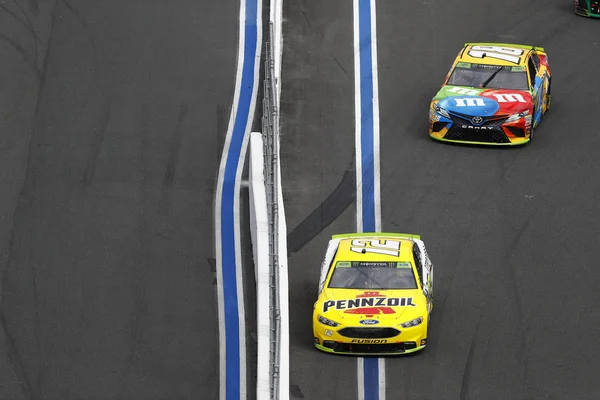 Setembro 2018 Concord Carolina Norte Eua Ryan Blaney Corridas Durante — Fotografia de Stock