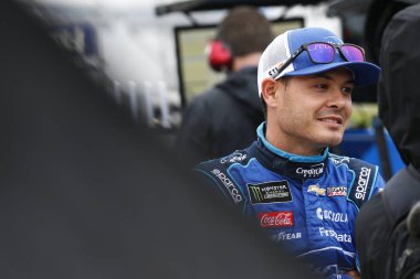 05 Ekim 2018 - Dover, Delaware, Amerika Devletleri: Kyle Larson (42) asmak dışarı çukur yol kaz açık havada 400 Dover International Speedway Dover, Delaware, eleme önce.