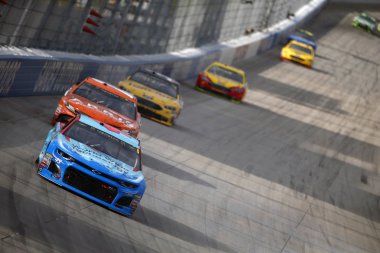 07 Ekim 2018 - Dover, Delaware, Amerika Devletleri: Darrell Wallace, Jr (43) savaşlar sırasında göz açık havada 400 Dover International Speedway adlı konumda Dover, Delaware için.
