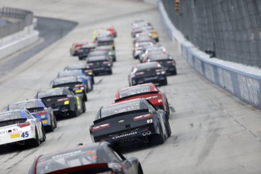 06 Ekim 2018 - Dover, Delaware, Amerika Devletleri: Jeff Green (93) yarışları 200 Bar Harbor'da Dover International Speedway Dover, Delaware, arka germek sahadan aracılığıyla.