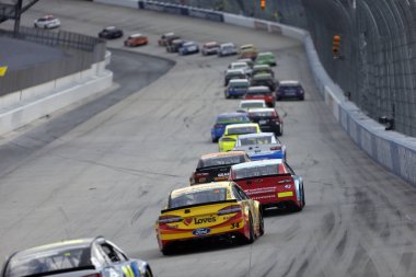 07 Ekim 2018 - Dover, Delaware, Amerika Devletleri: Darrell Wallace, Jr (43) yarışları kaz açık havada 400 Dover International Speedway Dover, Delaware'de adlı iki seferinde sahadan aracılığıyla.