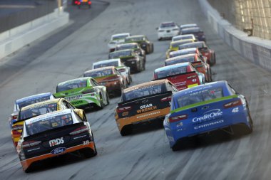 07 Ekim 2018 - Dover, Delaware, Amerika Devletleri: Jamie Mcmurray (1) yarışları kaz açık havada 400 Dover International Speedway Dover, Delaware'de adlı iki seferinde sahadan aracılığıyla.