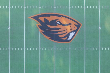 13 Ekim 2018 - Corvallis, Oregon, ABD: Reser stadyumudur açık bir spor stadyum Corvallis, Oregon Oregon State University kampüsünde kuzeybatı Amerika Birleşik Devletleri. Oregon Eyalet Beavers Pac-12 konferansın evi