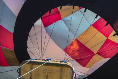Fans enjoy a balloon launch at a local festival