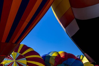 Fans enjoy a balloon launch at a local festival
