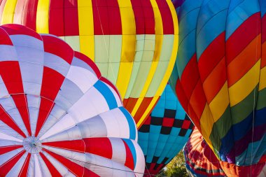 Fans enjoy a balloon launch at a local festival