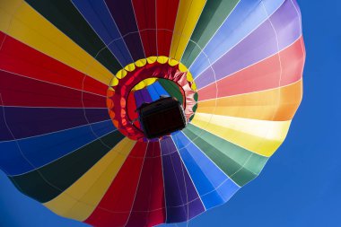 Fans enjoy a balloon launch at a local festival