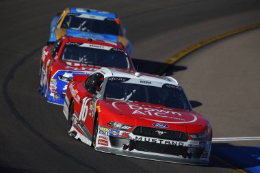 10 Kasım 2018 - Avondale, Arizona, ABD: Ryan Reed (16) getiriyor arabasını döner Whelen güvenilir sırasında üzerinden gerçekleştirmek 200 ISM Raceway Avondale, Arizona.