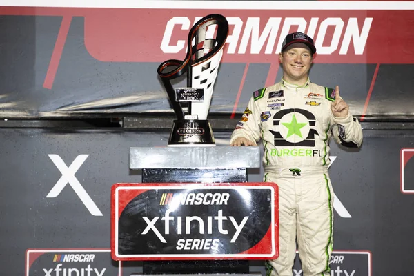 Noviembre 2018 Homestead Florida Estados Unidos Tyler Reddick Gana Xfinity —  Fotos de Stock