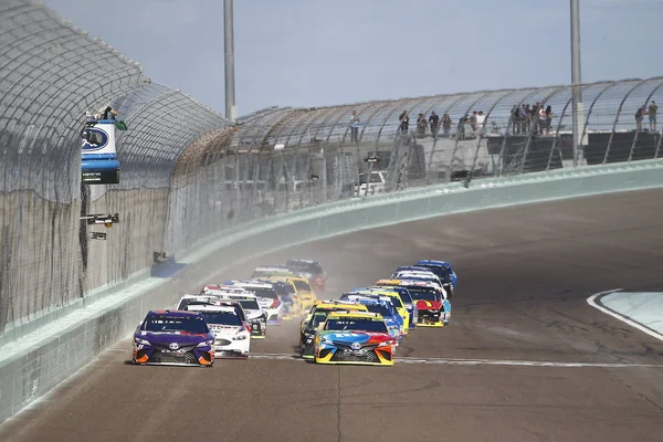 November 2018 Homestead Florida Usa Denny Hamlin Och Kyle Busch — Stockfoto