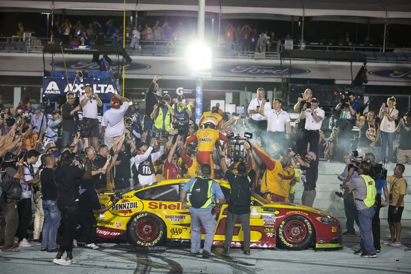 Noviembre 2018 Homestead Florida Estados Unidos Joey Logano Gana Monster —  Fotos de Stock