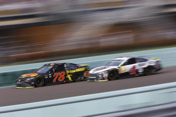 Novembre 2018 Homestead Florida Usa Martin Truex Combatte Posizione Durante — Foto Stock