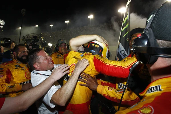 November 2018 Homestead Florida Usa Joey Logano Feiert Nach Dem — Stockfoto