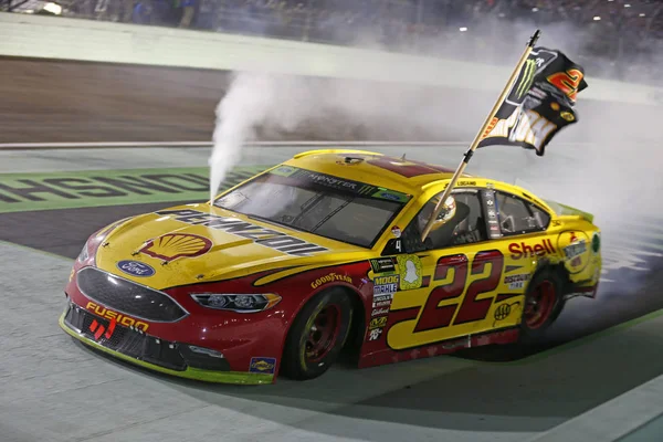 November 2018 Homestead Florida Usa Joey Logano Feiert Nach Dem — Stockfoto