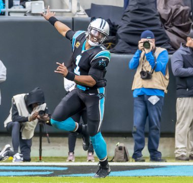 25 Kasım 2018 - Cam Newton (1) Charlotte, Nc Amerika banka stadyum ziyaret Seattle Seahawks ev sahipliği yapar. Panthers Seahawks, 30-27 kaybetmek.  