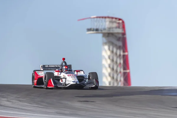 Ntt Indycar Series Teams Take Track Practice Session Indycar Spring — Stock Photo, Image
