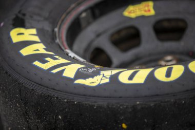 23 Şubat 2019 - Hampton, Georgia, ABD: Nascar Xfinity serisi gecikmeli Hampton, Gürcistan Atlanta Motor Speedway, Rinnai 250 için ön eleme için.