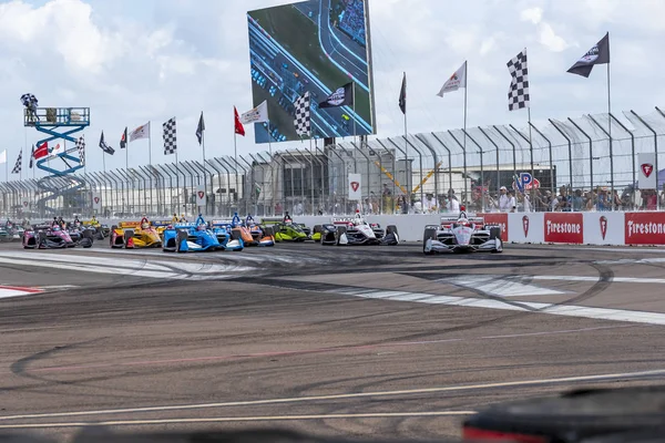 IndyCar: 10 marzo Firestone Grand Prix di San Pietroburgo — Foto Stock