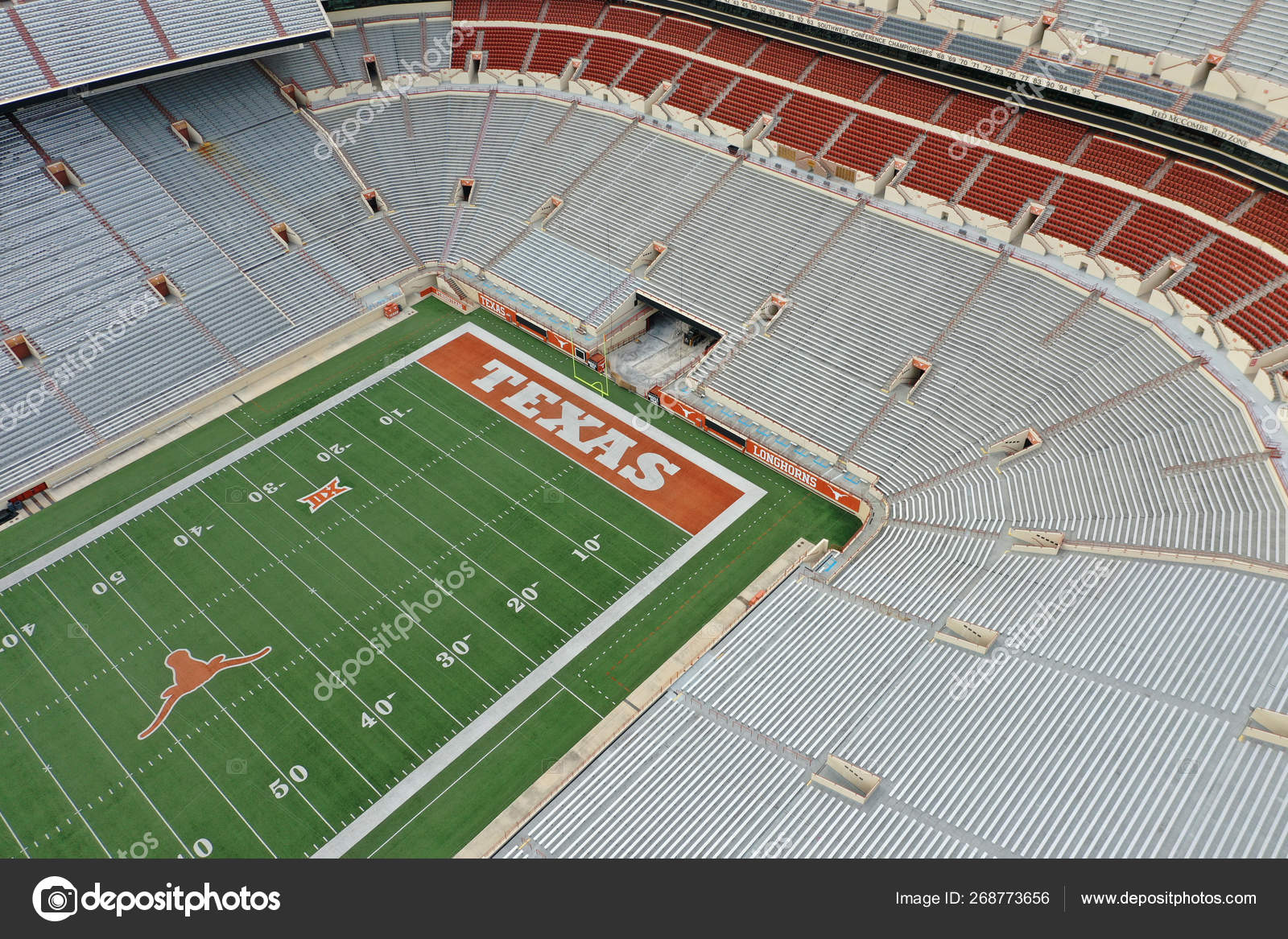 Aerial Views Of Darrell K Royal-Texas Memorial Stadium On The Ca