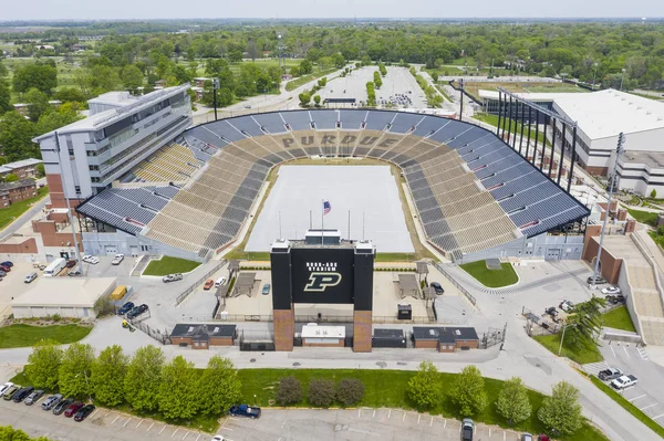 Vedute aeree dello stadio Ross-Ade sul campus di Purdue Univers — Foto Stock