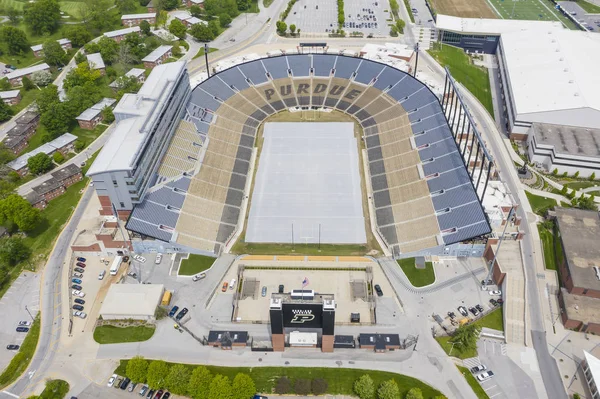 Vedute aeree dello stadio Ross-Ade sul campus di Purdue Univers — Foto Stock