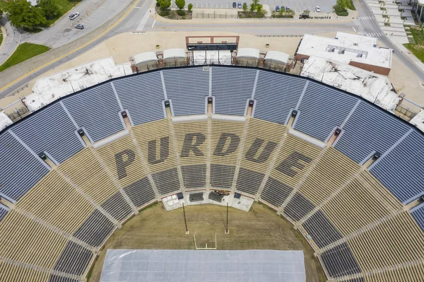 Vistas aéreas do estádio Ross-Ade no campus de Purdue Univers — Fotografia de Stock