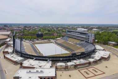 Purdue Univers Kampüsünde Ross-Ade Stadyumu Havadan Görünümleri