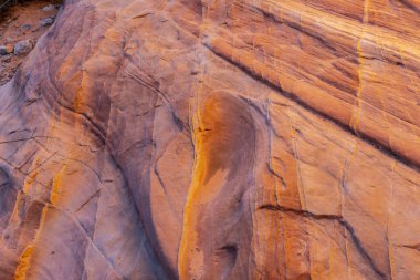 Overton, Nevada'daki Ateş Vadisi Yakınlarındaki Çöl Dağı Manzaraları
