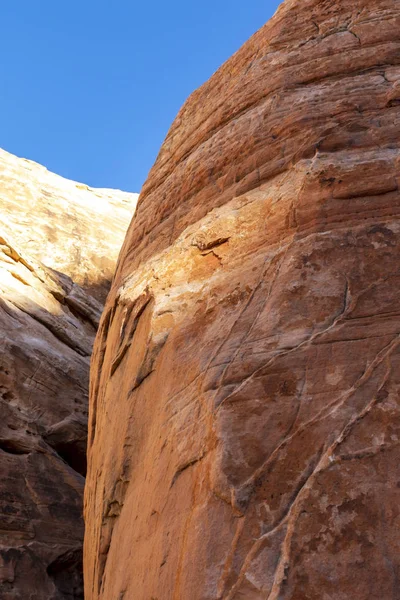 Desert Mountain Viste vicino a Valle del Fuoco a Overton, Nevada — Foto Stock