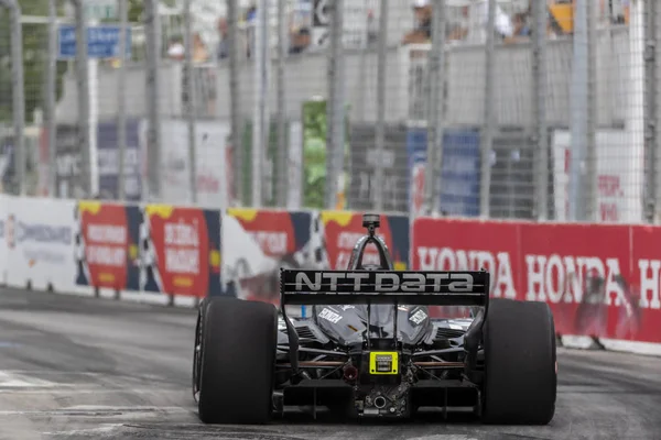 Toronto, ON, Canada. 16th July, 2022. HELIO CASTRONEVES (06) of Sao Paulo,  Brazil travels through the turns during a practice for the Honda Indy  Toronto at the Streets of Toronto Exhibition Place