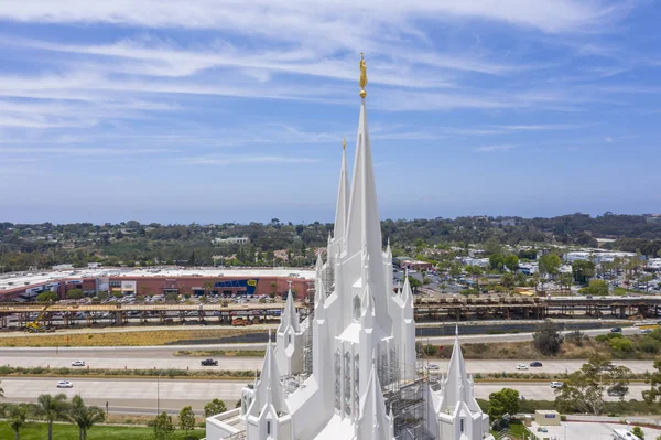 San Diego California Mormon tapınağı — Stok fotoğraf