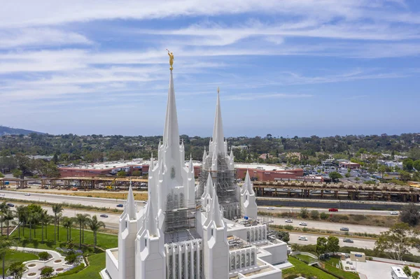圣地亚哥加州摩门教圣殿 — 图库照片